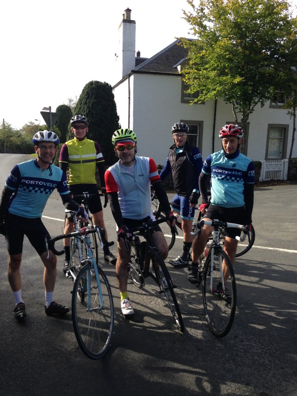 The century ride, October 2014 - Smailholm in the Borders.