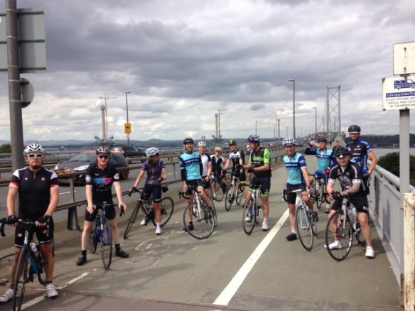 Century ride 2015 - over the bridge, and onto the home straight