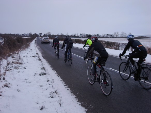 Sunday ride in winter conditions, 20 January 2013