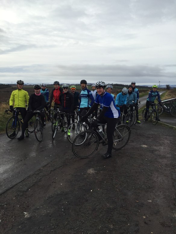 January 2016, regrouping at the top of Fa'side Hill